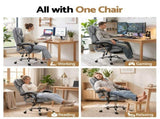 Artiss Executive Office Chair Recliner Grey OCHAIR-G-1051-GY