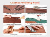 Leather Working Tools Kit, 59 PCS Leather Craft Tools with Portable Canvas Storage Bag, Engraving V952-PGGJTZFBGJB6K60DTV0