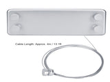 Dual Lines Retractable Clothesline Clothes Drying Line for Indoor Hotel Home Balcony BathroomSilver V1294-YM0901-3117200027811