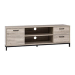 Artiss TV Cabinet Entertainment Unit 132cm Pine Tania LC-FURNI-TV01-OAK-AB