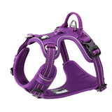 True Love No Pull Explosion Proof Dog Harness - Purple, L ZAP-TLH56512-44