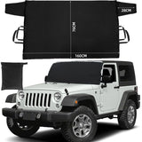 600D Snow Fropcs Windshield Cover 160x76cm windproof Fropcs Protection compatible with Cars SUVs V1188-MS-704-120