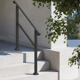 VEVOR Handrails for Outdoor Steps, 2-3 Step Stair Hand Rail & Indoor Railing Kit, Railings for V952-KDJSLZFSHSZW9HILGV0