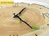 Silent Vintage Wall Clock Wood Wall Clock, Kitchen Wall Clock, Retro Vintage Wall Clock for Home V1263-JX-2682