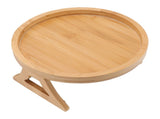 Sofa Tray Bamboo Wood Texture Armrest Couch Clip On Tray Table for Coffee Tea Snacks V1294-YM0717-3111220221811