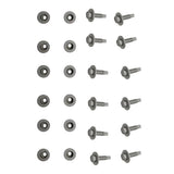 Replacement Running Board Fastener Kit 68044460AA, Steel Bolts and Inserts for Side Step Mounting V1366-AZ2-W-17113
