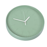 Mute Quartz Clock Wall Watch Minimalist Modern Plastic Wall Clock for Living Room BedroomGreen V1294-YM0523-3115220015812