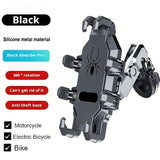 Shockproof Phone Mount, Compatible with Bicycles/Motorcycles/Scooters/ATVs, 720-Degree Rotation V1232-MTCSJZJ001