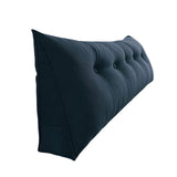 Triangular Headboard Pillow Twin XL for College Dorm Bed, Large Wedge Bed Rest Pillow with Backrest V1366-AZ2-W-16582