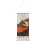 2pcs-Wall Hanging Tapestry Bohemian Hand-woven Tassels Tapestries Sun Mountain Landscape Boho Wall V1192-AZ-W-12526