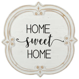 French Provincial 'Home Sweet Home' Carved Wall Art 60cm V637-90303WAL