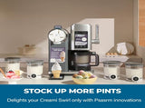 4 Pack Swirl Ice Creami Makers Pints and Lids,NC700 Makers Containers Cups creami accessories V1192-AZ-W-9328