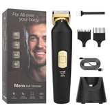 Groin & Body Hair Trimmer for Men Electric Trimmer Pubic Trimmer Body Waterproof Wet/Dry Body V1370-AZ4-12775