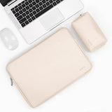 16 / 17 Inch Laptop Bag - Apricot & Power Bag In Pu Leather PRL-4431475950DBT