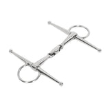 135mm Horse Mouth Bit Stainless Steel Horse Cheek Snaffle for Cultivation Outdoor Gift V1294-YM0718-3111220223011