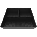 Lower Center Console Organizer Tray, Non Slip Waterproof TPE Car Storage Box Insert, Black V1188-MS-721-261