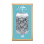 activiva 260ml Metal Essential Oil and Aroma Diffuser-Vintage White V186-ACA-AD-M2