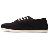TOMS Heritage Mens Canvas Casual Shoes Sneakers Lace Up Low Cut - Black V563-10013543-US9