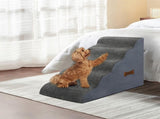 Pawz 5 Steps Pet Stairs Dog Ramp High Density Foam Grey PT1268-5-GY_NZ