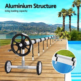 Aquabuddy Pool Cover Roller 6.55m Adjustable Swimming Pool Solar Blanket Reel PC-ROLLER-64