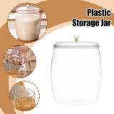 Gallon Plastic jars Cookie Jar & Candy Jar with Lid Large Food Storage jar V1366-AZ2-W-25979