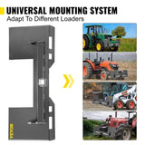 Universal Skid Steer Mount Plate 6.35mm Thick Skid Steer Plate Attachment1360.78kgWeight Capacity V952-FHZXAZBHS-CIRKGK3V0