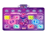 Keezi Double Player Dance Mat for Kid Rechargeable Electronic Dance Game Pad with Bluetooth, 4 Modes DMAT-DOUBLE-USB-BK
