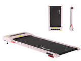 Everfit Treadmill Electric Walking Pad Incline Under Desk Home Gym 380mm Pink TMILL-380-INC-PK
