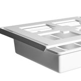 Under Desk Drawer Stylish Minimalism Style Multi Compartments Under Desk Storage Box for Cutlery V1294-YM0901-3117240146611