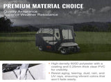 Golf Cart Enclosure, Polyester Driving Enclosure, Club Car Covers Suitable for 2-Seater Golf Carts, V952-KSHGEFCZGMDJ7155KV0