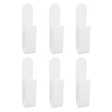 6PCS Hat Racks for Baseball Caps Acrylic Wall Mounted Self Adhesive Hat Storage Holder Wall Hat Hook V1294-YM0901-3116240033112