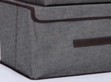 4 Pcs Non Woven Storage Box Case Dustproof Collapsible Two Large and Two Small for Household Home V1294-YM0512-3117220250913