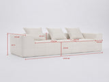 Monda 3 Seater Compressed Sofa V1158-ZE7264-MYJJL12-2-BE