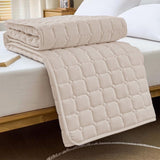 78.74x47.58in Fitted Bed Sheet, Soft Cotton Mattress Protector, Thickened Textured Bed Cover, for V1369-AZ3-W-10315