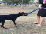 Spring Pole Dog Rope Toy Dog Tug of War Toy Outdoor Hanging Exercise Rope for Pet V1294-YM0717-10117304