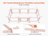 Dog Whelping Box, 1.54x1x0.6 m Plastic Dog Whelping Pen for Medium Sized Dogs, Waterproof V952-GYZXZJZJSLDCQPAG3001V0