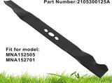 2105300125A Blade 1 Pack, MNA152505 MNA152701 Lawn Blade Compatible with Hyper Tough 20 Inch V1188-WTJ-LZZ-01227