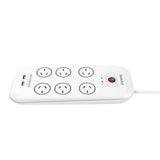 Huntkey 6-Outlet Surge Protector with 2 USB Charging Outlets V28-PSUHUNSAC607