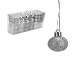 100pcs Christmas Ball Ornaments Shatterproof Hanging Balls for Christmas Tree Party DecorationSilver V1294-YM0715-3115210248113