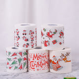 rolls of Christmas themed toilet paper for home, office or restroom V1237-ZY-203-4203