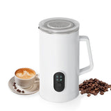Electric Milk Frother 400W 580ml/19.61oz Warm and Cold Milk Foamer Silent Operation 4 In 1 Automatic V1294-YM0901-H47267W-EU