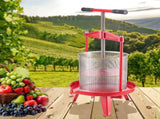 3.69 Gal/14L Fruit Wine Press, Stainless Steel Basket with Cross-beam and Triangular Structure, V952-GJYZJLSBXG142GNCWV0