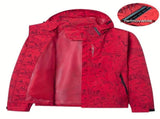 Plus Size Women'S Jacket Spring Autumn Outdoor Coat Detachable Hood Jacket - Green - Size M V1106-M-APP-11757-GREE-MAUMEU48