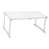 Expandable Cabinet Shelf Carbon Steel ABS PP Closet Storage Shelf Cabinet Organizer Riser Rack for V1294-YM0901-3117240329313