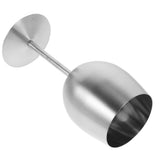 Metal Goblet Glasses Wine Goblet Stainless Steel 1Pack for Birthdays V1370-AZ4-14416