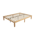 Single Size Warm Wooden Natural Bed Base Frame – King Single V264-STB-108P-NTR-KS-1