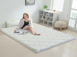 Single Memory Foam Mattress Topper 7-Zone Bamboo Cover Breathable V178-66886