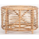 Lilac 61cm Rattan Round Side Table - Natural V315-VOD-VERV-01