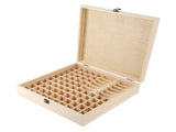 87 Slots Wooden Large Essential Oil Storage Holder Box Case Container Organizer V1294-YM0901-JY05376