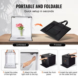 Photo Studio Light Box 3000-5600K Adjustable 3 Color Temperatures, 50.5 x 48.5 x 49.5 cm V952-SYDXNJBH20IN0IEYAV3